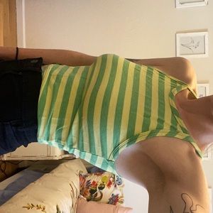 Urban Outfitters- striped crop tank